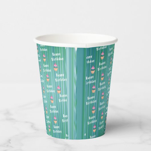 誕生日 紙コップ (右)