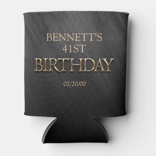 誕生日 缶クーラー (正面)