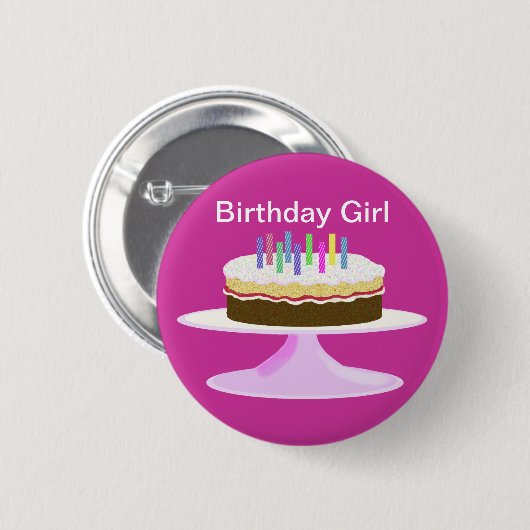 誕生日 缶バッジ (正面&裏面)