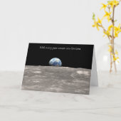 誕生日：美しい発見の新たな地平線。 カード (黄色い花)