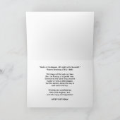 誕生日,義理の息子,山の湖,白鳥,カード カード (内部)