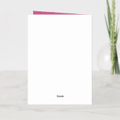 誕生日 花柄 ホログラム グリーティングカード 箔グリーティングカード (裏面)