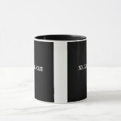 誕生日、記念日、名前、メッセージなどの追加 マグカップ (中央)