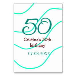 誕生日 記念日 名前 日付 50歳 誕生日 テーブルナンバー