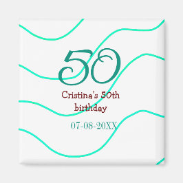 誕生日 記念日 名前 日付 50歳 誕生日 マグネット