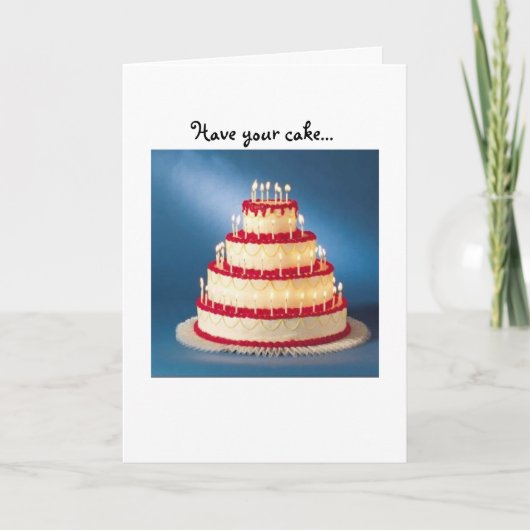 誕生日（誰でも） カード (正面)