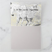 誕生日/野生と自由 カード (内部)