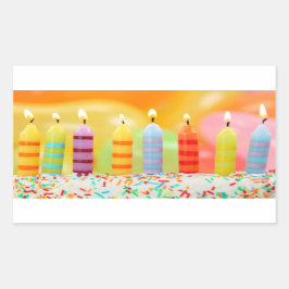 誕生日 長方形シール