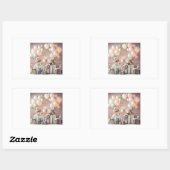 誕生日 長方形シール (シート)