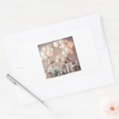 誕生日 長方形シール (封筒)