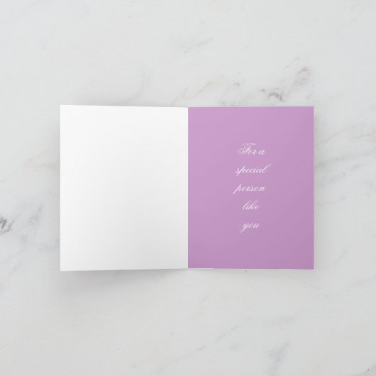 誕生日、願い カード (内部)