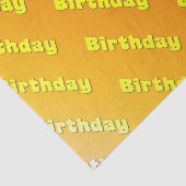 誕生日（黄色） 薄葉紙 (詳細)