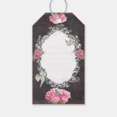 誕生日 – 黒い黒板 – ギフトラベル ギフトタグ (正面)