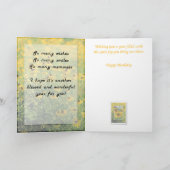 誕生日-黒目のSusansの挨拶状 カード (内部)