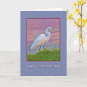 誕生日、100th、エグレ素晴らしットStrolling at Sunrise カード (黄色い花)
