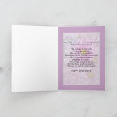 誕生日、102ndのデイジー カード (内部)