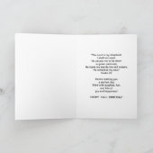 誕生日、104thのブーゲンビリア、鳥、滝 カード (内部)