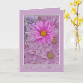 誕生日, 105th, Pink Gerberaデイジー カード (黄色い花)