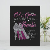 誕生日 | 11月に女王生まれが誕生 案内状 (スタンド正面)