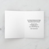 誕生日, 13th，バレリーナ，ハイビスカスの花 カード (内部)