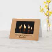 誕生日- 40を回すことはあまり悪くないです。ちょうど…考えて下さい カード (黄色い花)