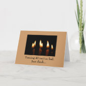 誕生日- 40を回すことはあまり悪くないです。ちょうど…考えて下さい カード (正面)