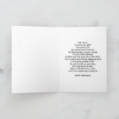 誕生日, 65th, Gorilla at Desk カード (内部)