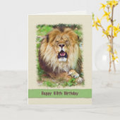 誕生日, 69th, Roaring Lion カード (黄色い花)