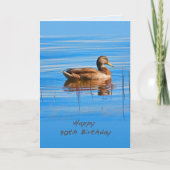 誕生日, 90th, Mallard Duck カード (正面)