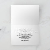 誕生日, 90th, Mountain Lake, Swan Card カード (内部)