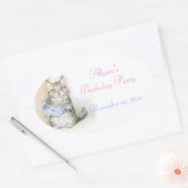 誕生日、Beatrix Potter Sticker 楕円形シール (封筒)
