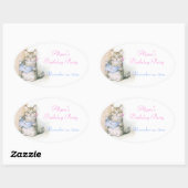 誕生日、Beatrix Potter Sticker 楕円形シール (シート)