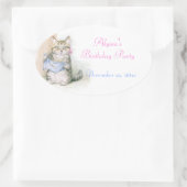誕生日、Beatrix Potter Sticker 楕円形シール (バッグ)