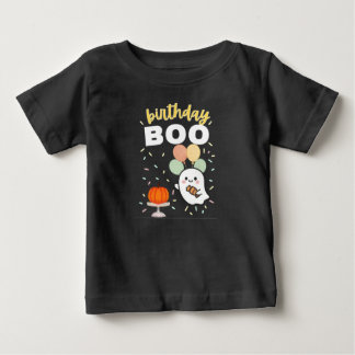 誕生日 BOO ゴースト ハロウィン Tシャツ