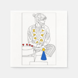 誕生日（JKあり） スタンダードカクテルナプキン