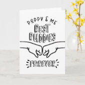 誕生日- Poppy & Me, 最高の Buddies Forever カード (黄色い花)
