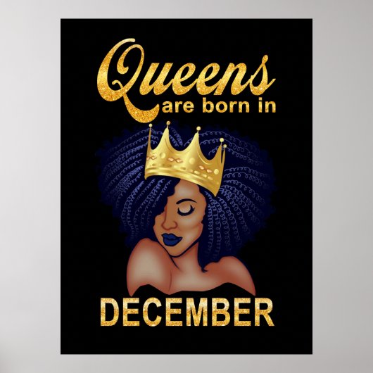 誕生日 | Queensは12生まれ月に発売 ポスター (正面)