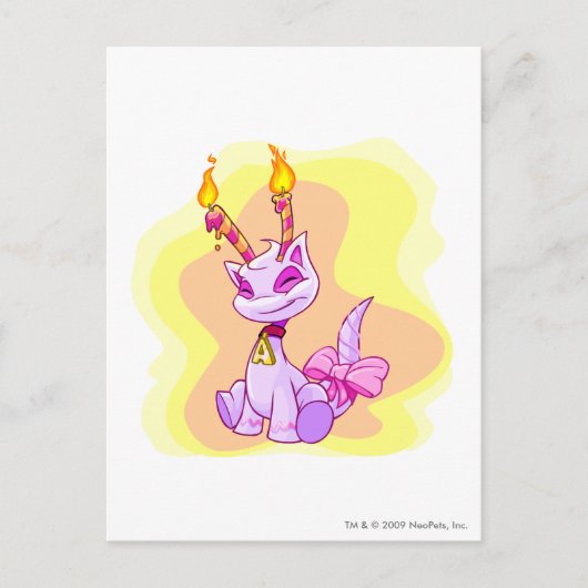 誕生日Aisha ポストカード (正面)