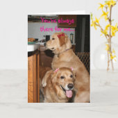 誕生日AsSIStance カード (黄色い花)