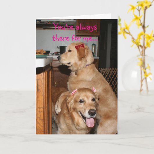 誕生日AsSIStance カード (黄色い花)