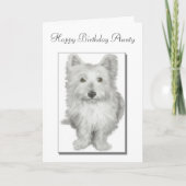 誕生日Auntyカード カード (正面)