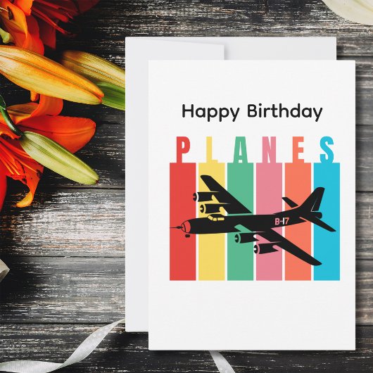 誕生日B-17ヴィンテージ飛行機軍隊航空