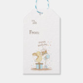 誕生日Bashギフトラベル ギフトタグ (正面)