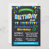 誕生日bashパーティー 招待状 (正面)