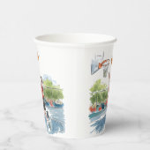 誕生日Bash:バスケと誇大広告 紙コップ (右)