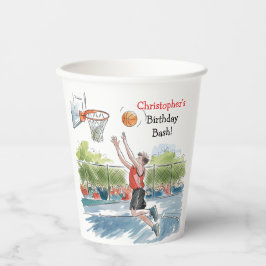 誕生日Bash:バスケと誇大広告 紙コップ