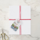 誕生日Bash:バスケと誇大感謝 ギフトタグ (より糸付き)