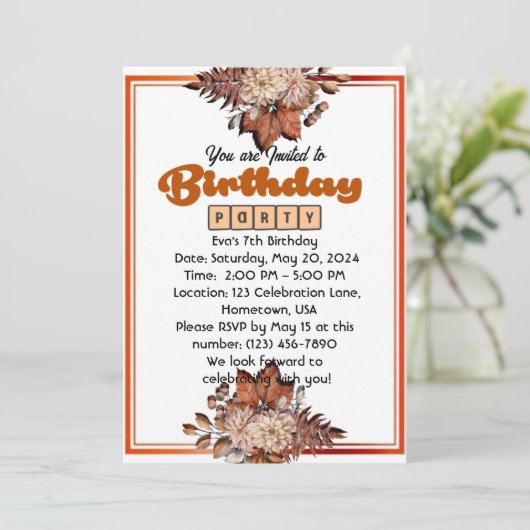 誕生日Bash:招待されました! 招待状 (スタンド正面)