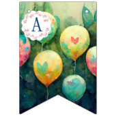 誕生日Bash Bonanza:明るいバンティングフラグ バンティングフラッグ (第3の旗)