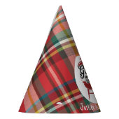 誕生日BBQプレイド素朴おもしろいグリルアンドチル パーティーハット (左)